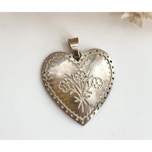 Retired James Avery Bouquet Floral Charm Sterling Silver 925 Vintage Pendant